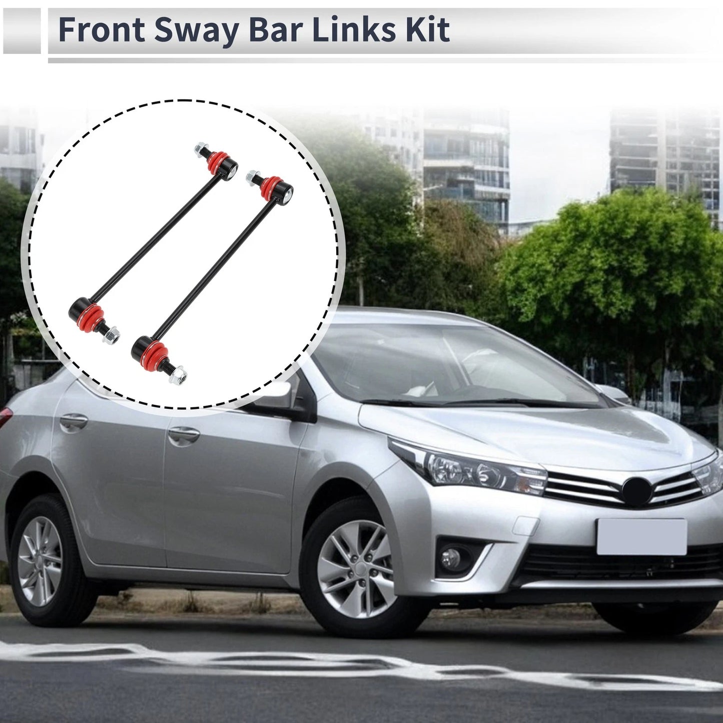 Front Stabilizer Bar Links 2 x for PONTIAC VIBE (2003–2010)