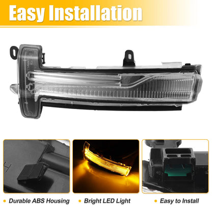 LED Front Left Side Mirror Turn Signal Light for Volvo XC60 (2010-2023)