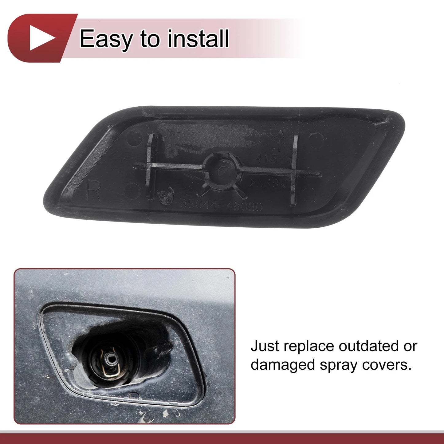 Front Right Washer Nozzle Cover for Lexus RX270 RX350 RX450H (2012-2013)