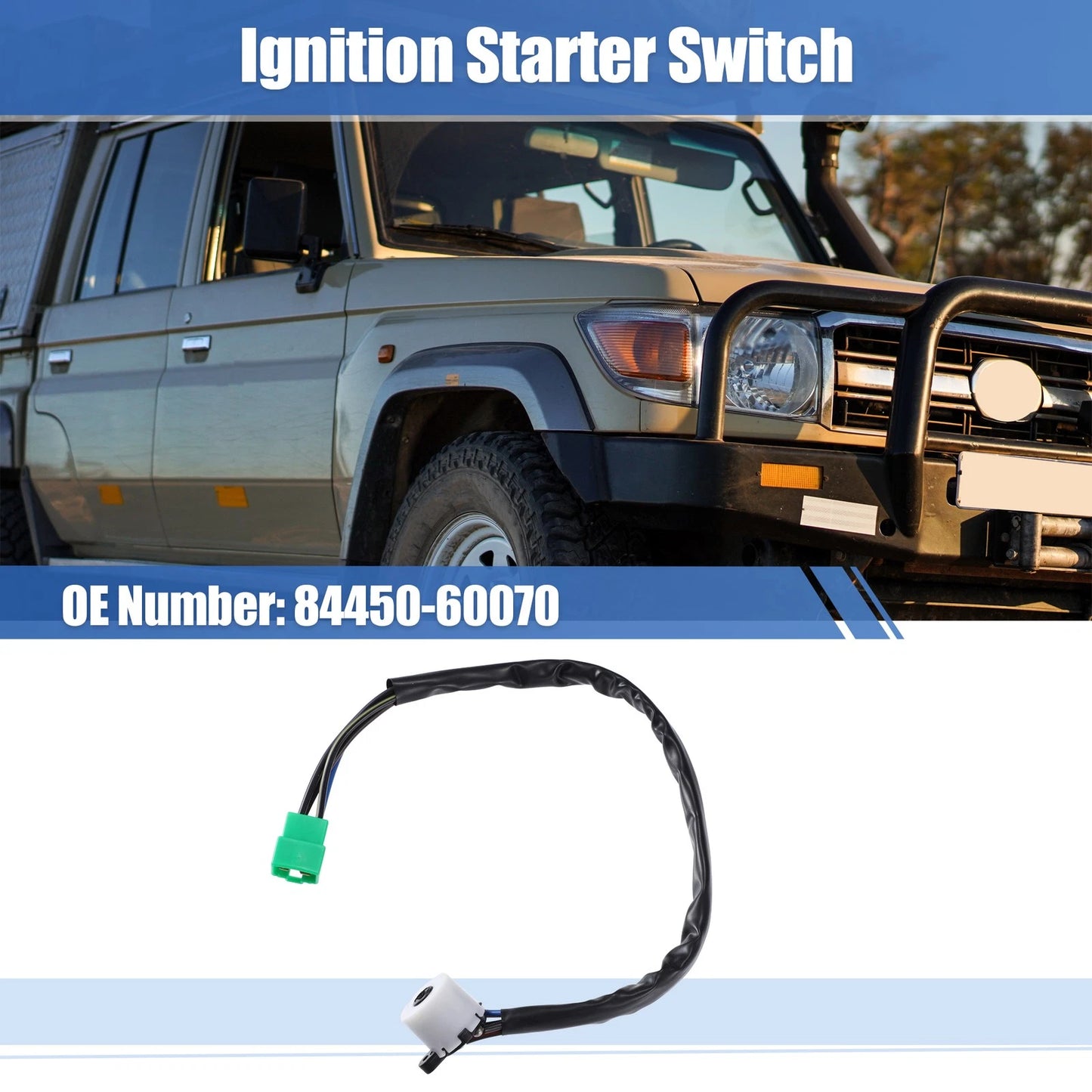 Ignition Starter Switch Key Switch for Toyota Land Cruiser (2008-2021)