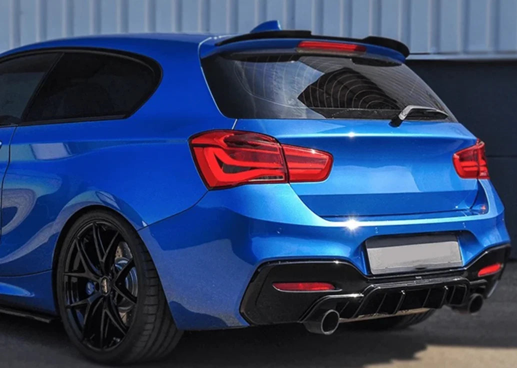 Glossy Black M4 Roof Spoiler for BMW 1 Series Hatchback (2012-2020)