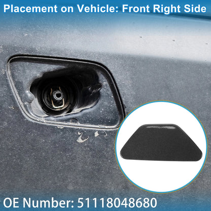 Washer Nozzle Cover Cap for BMW 528i (2011-2016) - Gray