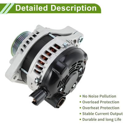 Alternator 130A 12V for Honda Odyssey (2005-2007) 1 x Unit