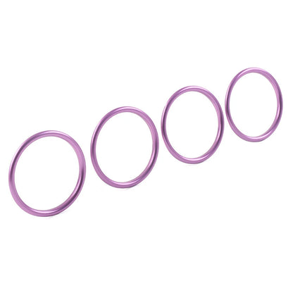4 x Air Condition Vent Outlet Inner Ring Trim for Audi A1 S1 2010-2018 Purple