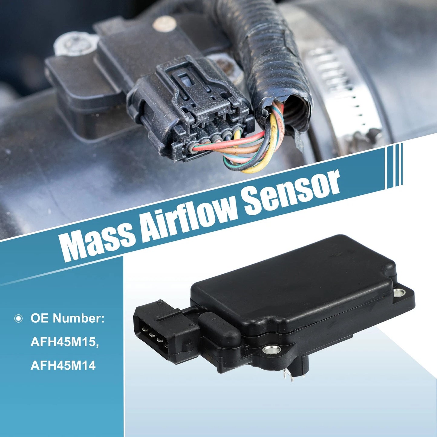 Mass Air Flow Sensor for Nissan D21 (1986)