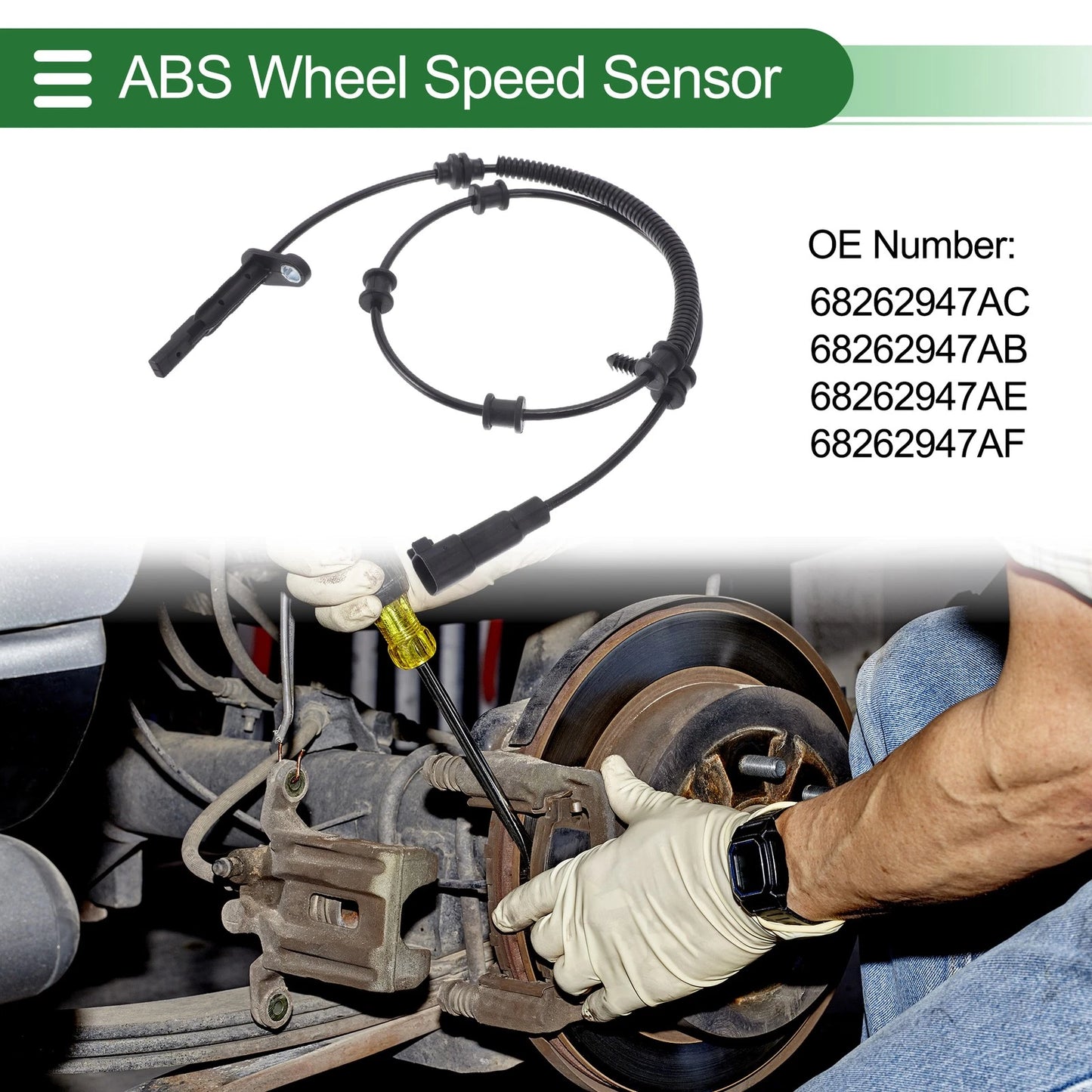 ABS Wheel Speed Sensor for Dodge Ram 1500 (2019 - 2023)