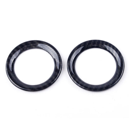 Carbon Fiber Door Speaker Cover Ring for Jeep Grand Cherokee (2011-2018)