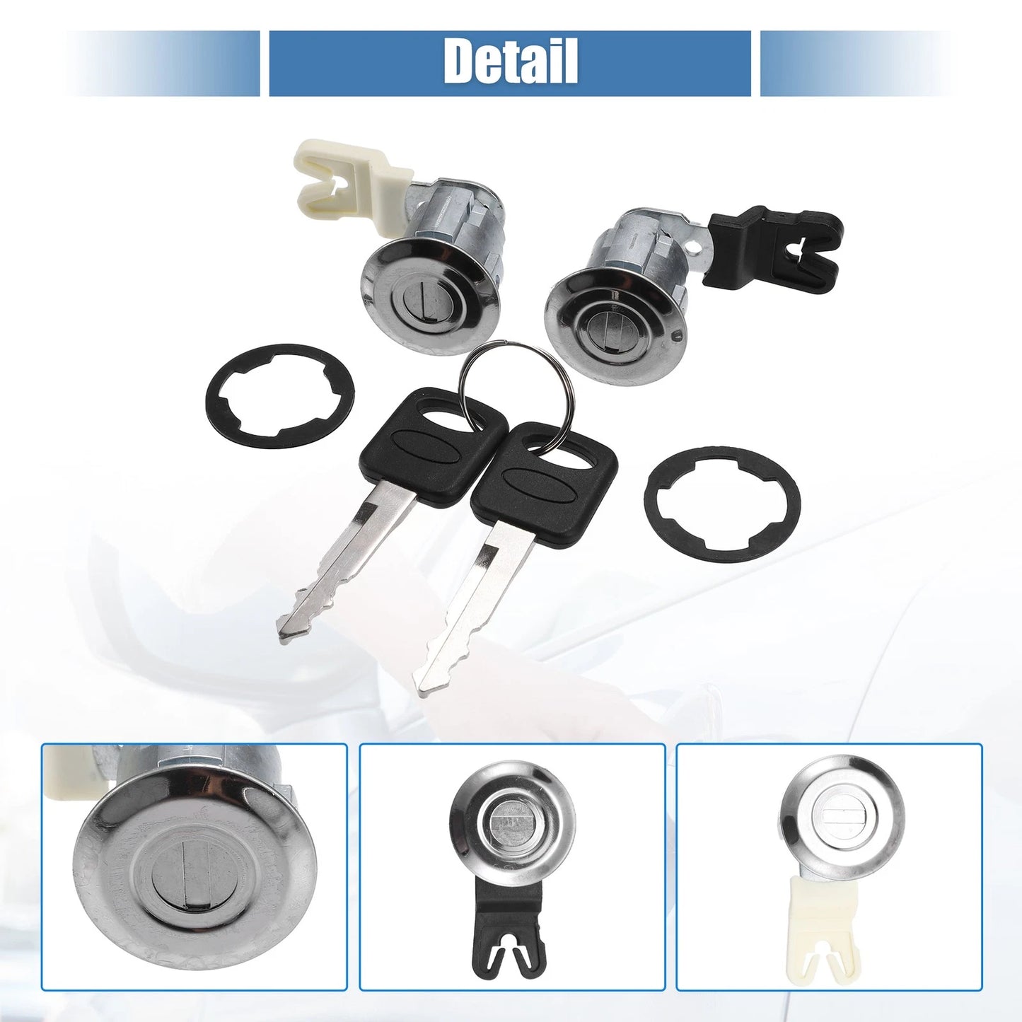 Door Lock Cylinder with Keys Set for Ford E150 (2004-2014)