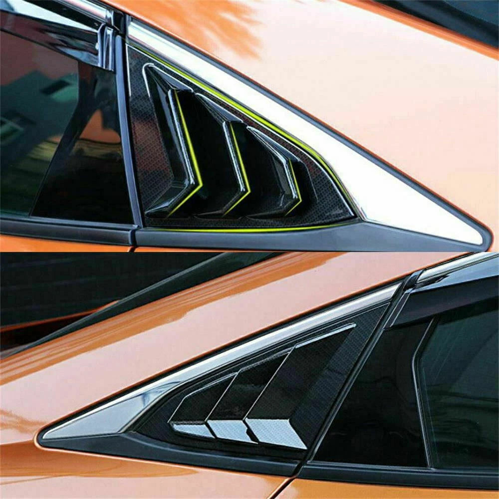 Carbon Fiber Side Vent Louvers for 2018-2021 Honda Accord (2 x Covers)