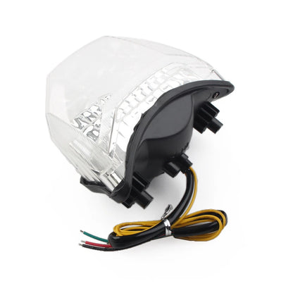 LED Rear Taillights Clear Turn Signal Assembly for Yamaha FZ600 FZ6 FAZER (04-09)
