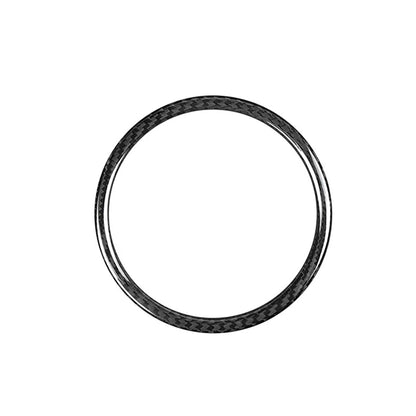 Dry Carbon Fiber Steering Wheel Center Trim Ring Fit for Fiat 500 2012-2019