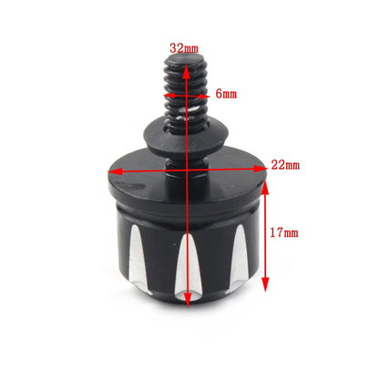 Black Rear Fender Seat Screw Bolt for Harley Sportster, Wide Glide, Street Bob
