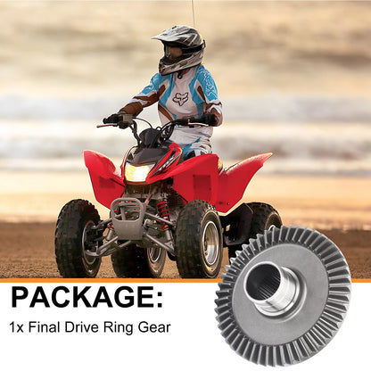 Rear Final Drive Ring Gear for Honda Recon 250 TRX250 TE/TM 97-23