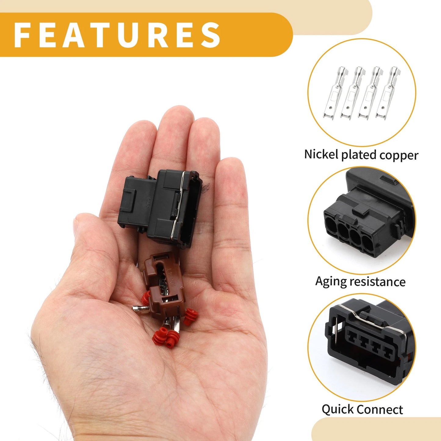 4 Pin Air Flow Sensor Connector for Toyota