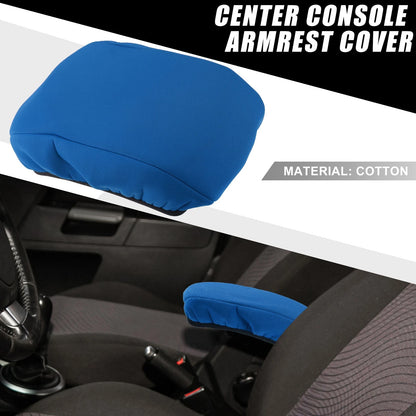 Center Console Armrest Cover for Ford Fusion (2017-2020) - Blue