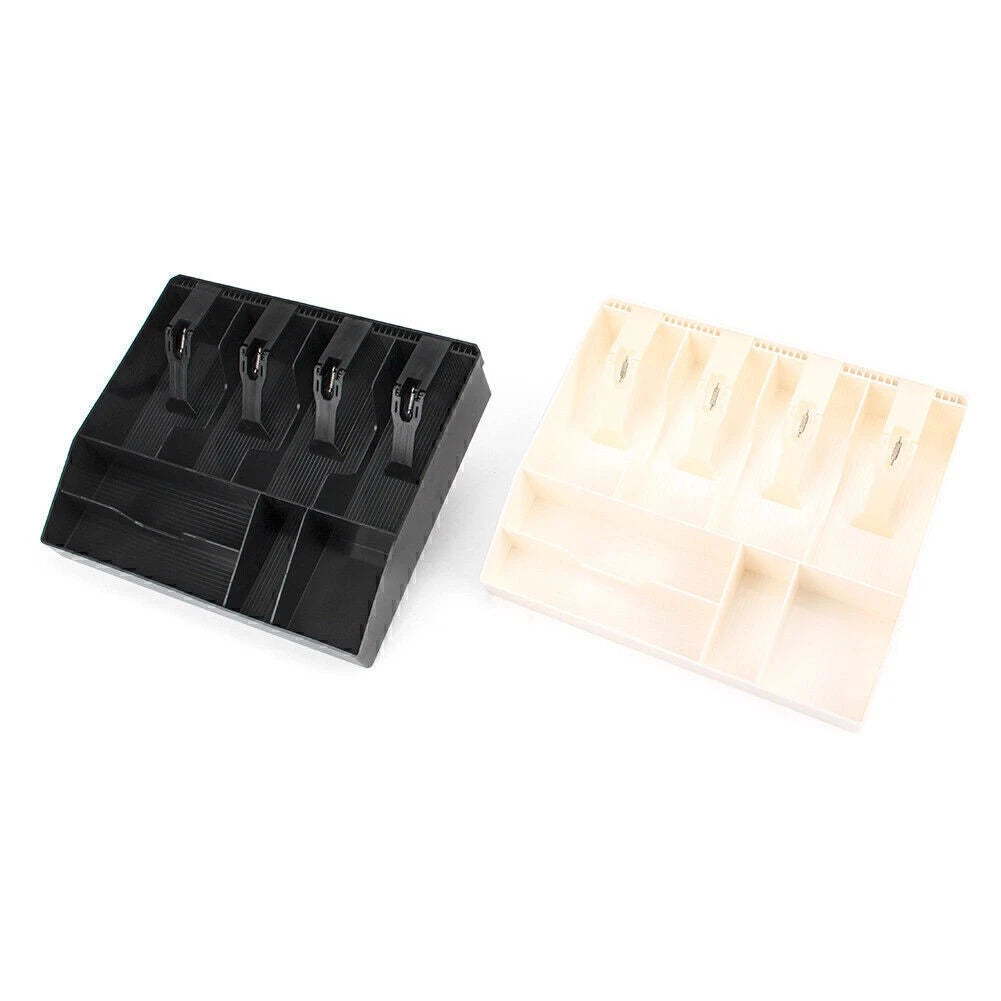 Locking Cash Register Money Tray Storage Box for Cashiers - ABS Material