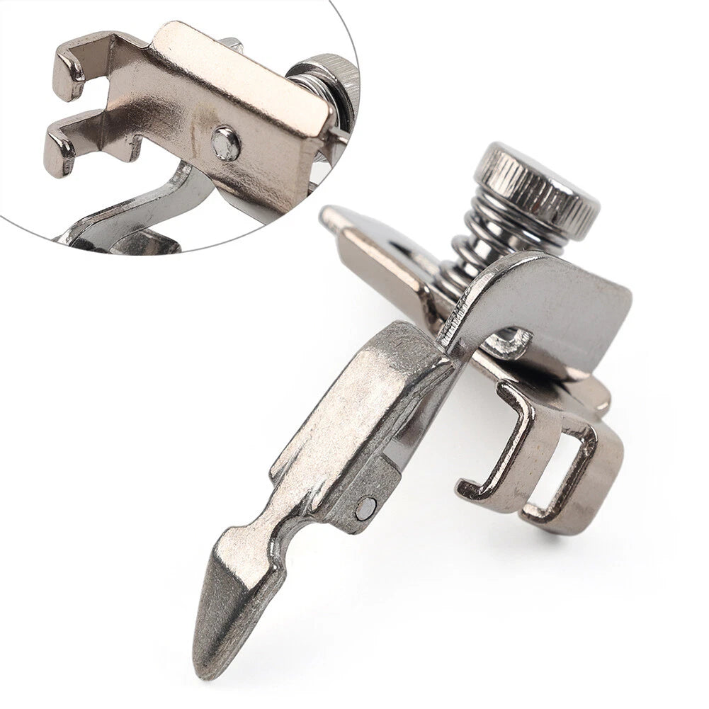Adjustable Hinged Low Shank Zipper Foot for Sewing Machine