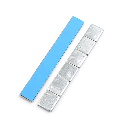 2.1oz Adhesive Back 5pcs Motorcycle Car Wheel Balance Weights Strips 136 x 19mm