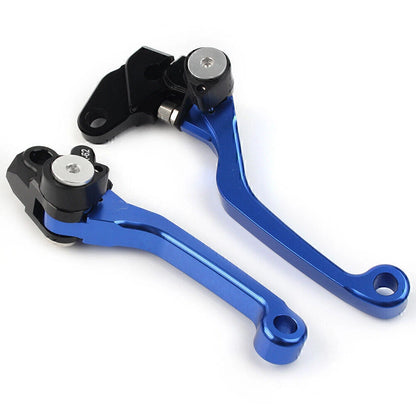 Blue Pivot Brake Clutch Levers for Suzuki RM125 RM250 RM85 (2001-2008)
