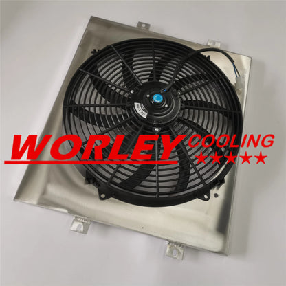 Aluminum Shroud + Fan for Toyota Hilux LN60 LN61 LN65 2.4L Diesel (1984-1991)