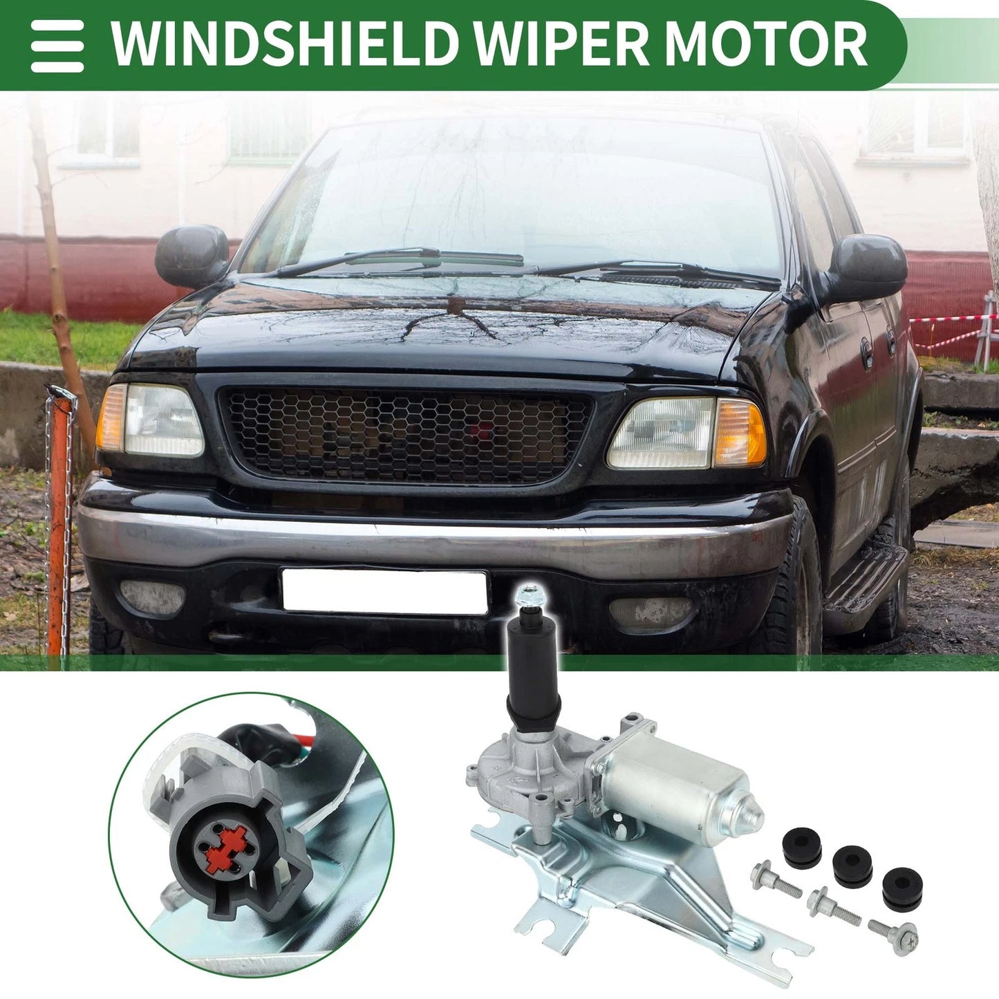 Rear Windshield Wiper Motor for Ford Expedition (1997-2002)