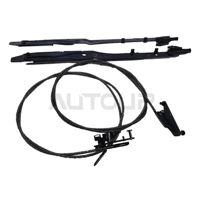 Sunroof Glass Cables+Track Assembly Repair for Ford F-150 (2015–2020)