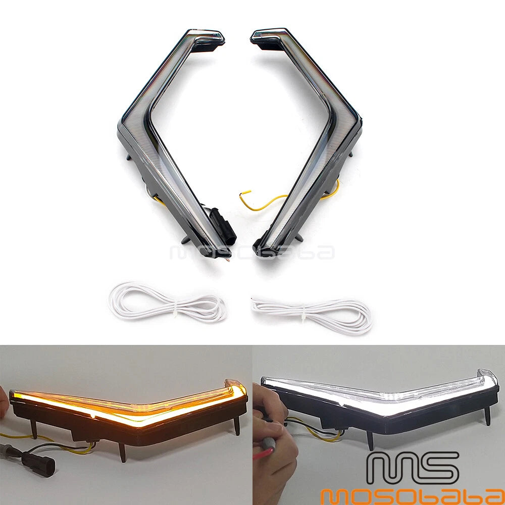 LED Fang Running Turn Signal Lights for Polaris RZR XP1000, XP Turbo S (2018-2021)