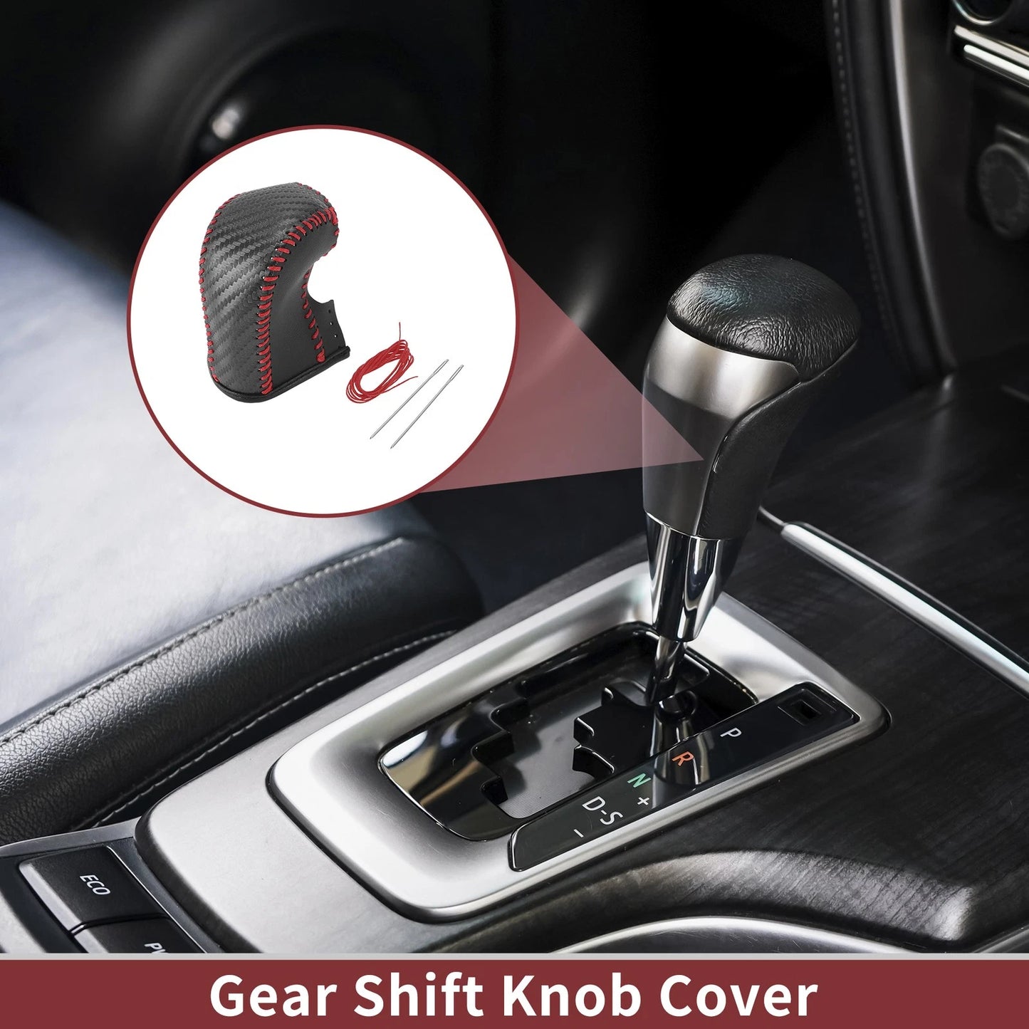 1 Set Gear Shift Knob Cover for Acura TL (2009-2014)
