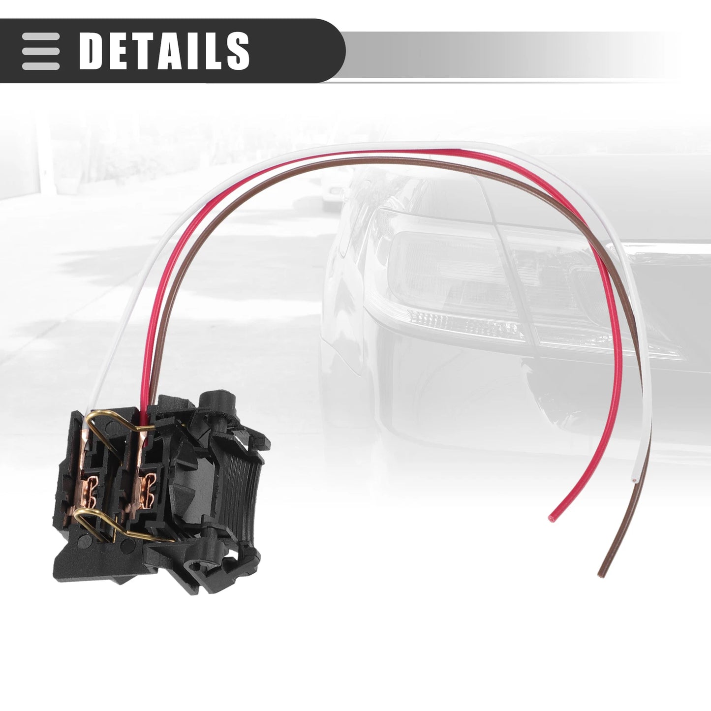 Low Light Bulb Base Cable Holder Adapter for Ford Focus 2 & 3 (2004-2018)
