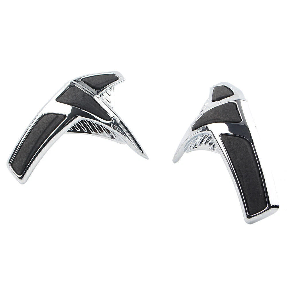 Chrome Fairing Saddlebag Scuff Protectors for Honda Goldwing GL1800 (2001-2011)
