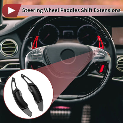 Black Aluminum Alloy Steering Wheel Paddles for Subaru Outback (2012-2025)