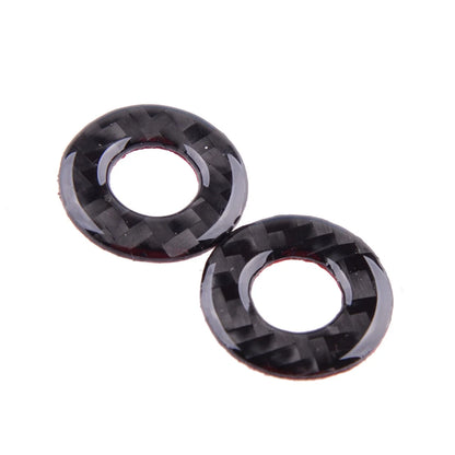 2 x Carbon Fiber Interior Door Lock Covers for Dodge Challenger (2008-2014)