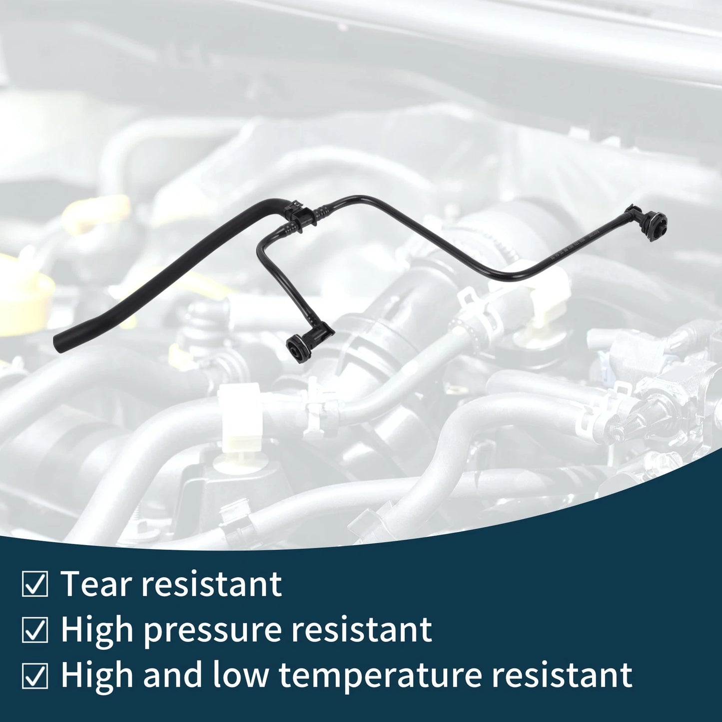 Radiator Hose for Porsche Macan Rubber Coolant Pipe (2014-2017)