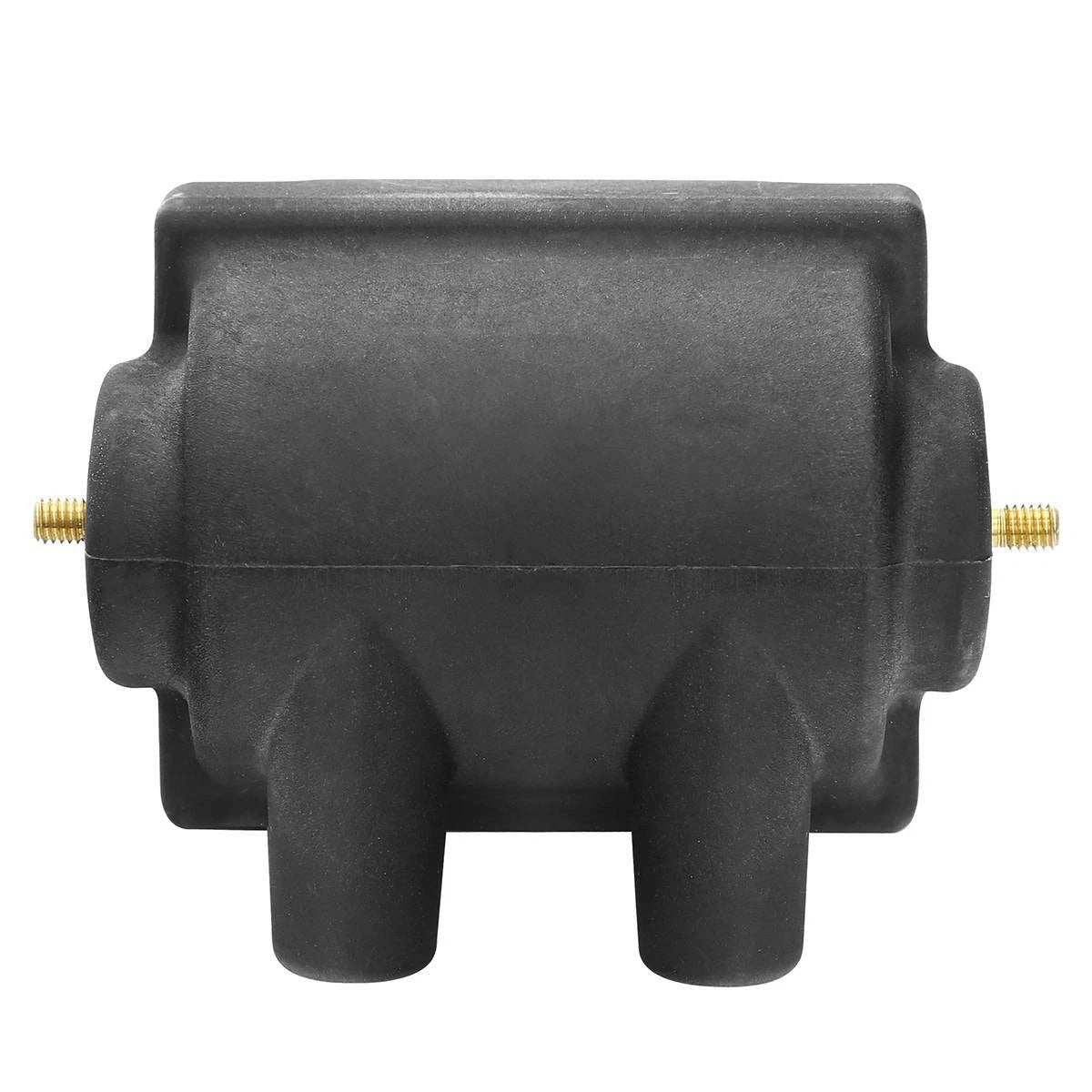 Black Dual Fire Twin Power Ignition Coil for Harley Road King FLHR (1994-1998)