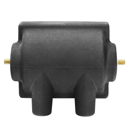 Black Dual Fire Twin Power Ignition Coil for Harley Road King FLHR (1994-1998)