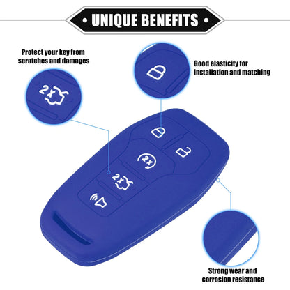 Remote Keyless Smart Key Fob Covers for Ford Fusion (2013-2020)