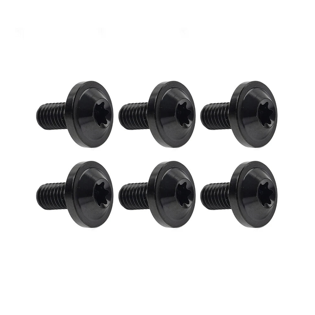 6 x M5x15mm Titanium Bolts Truss Torx Screws for Motorcycle Bike