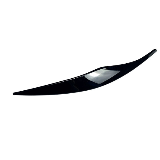 2 x Headlight Eyelid Covers for BMW 3 Series E90 E91 (2006-2012) Gloss Black