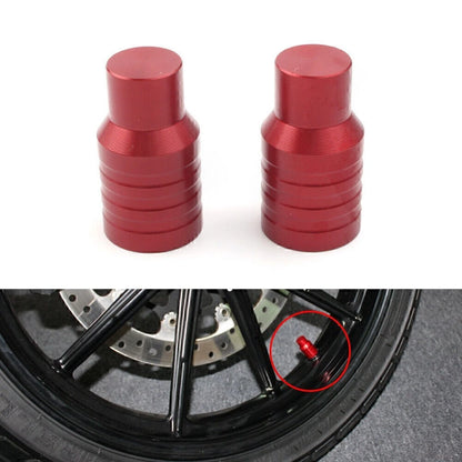 Red Valve Stem Dust Caps for Auto Motor Wheel Tire Car Accessories
