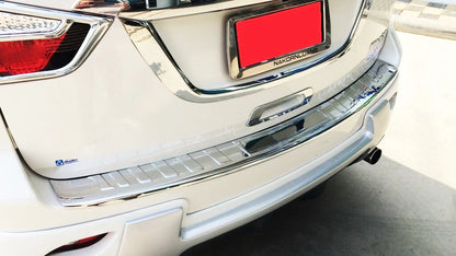 Chrome Rear Bumper Step Scuff Plate for Isuzu MUX MU-X (2013-2016)
