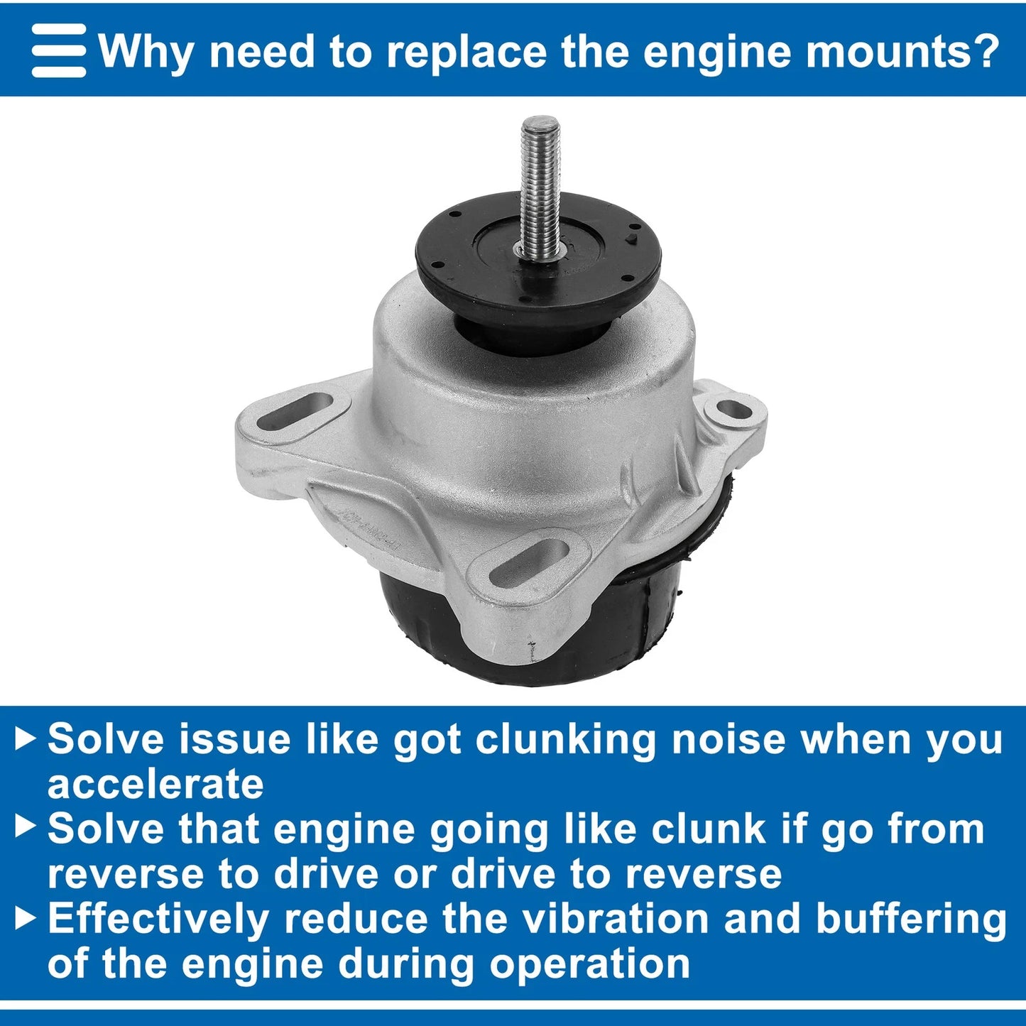 Engine Motor Mounts for Ford Transit 150 (2015-2023)
