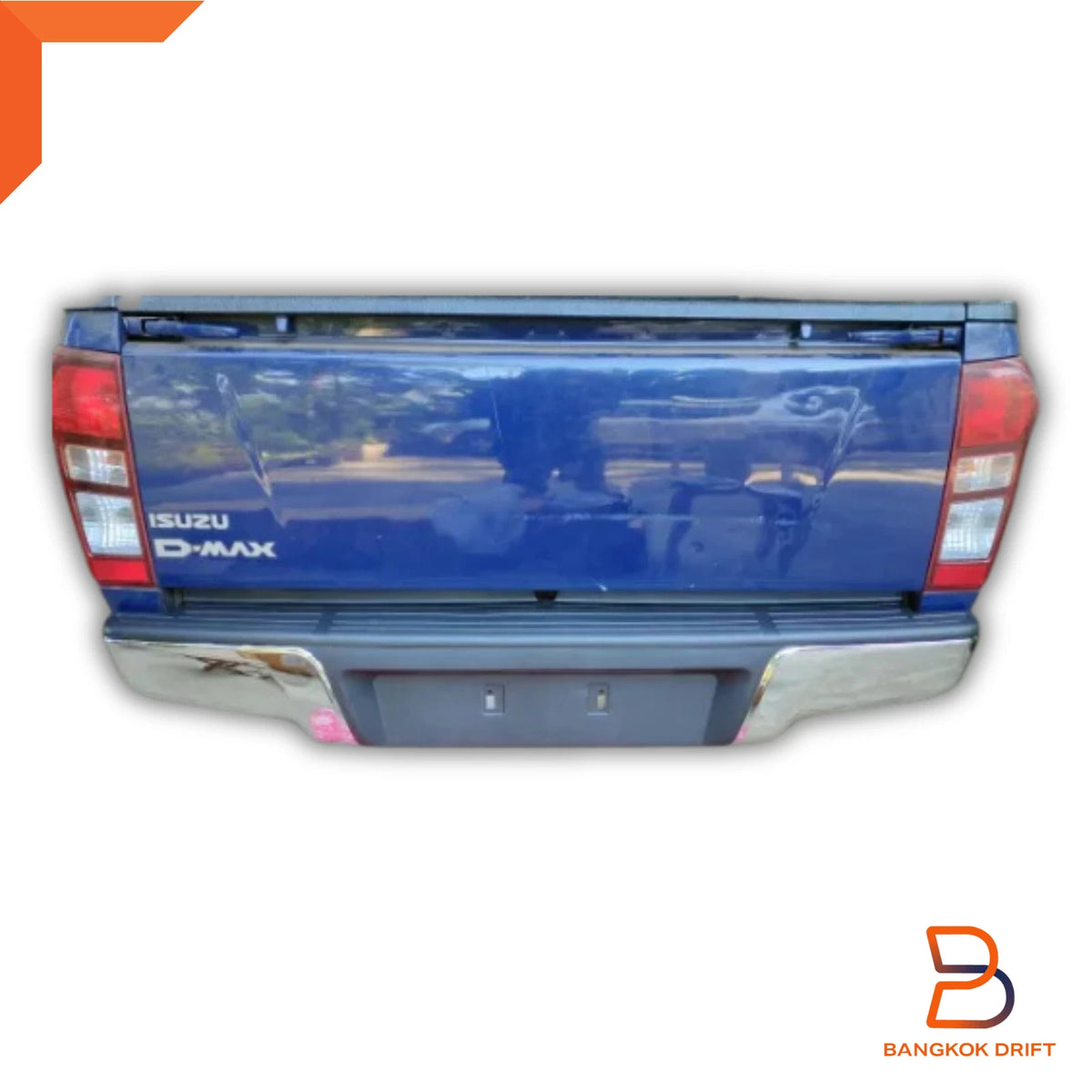 Rear Steel Chrome Bumper Bar for Isuzu D-Max Pickup Ute (2012-2019)