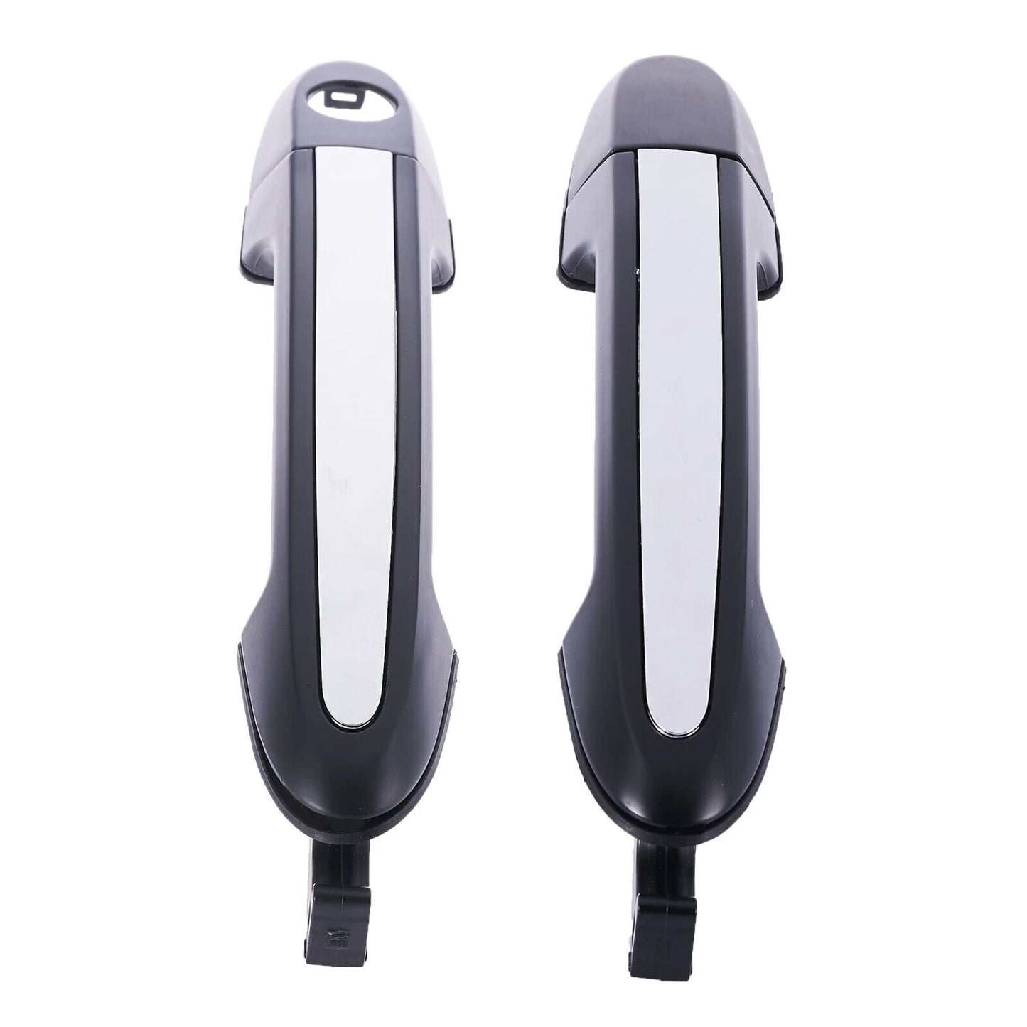 2 x Front Outer Door Handles Chrome for Hyundai Santa Fe CM (2005-2012)