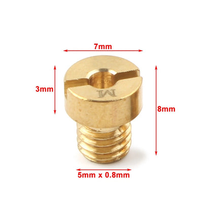 M5 Main Jet for Dellorto Carburetor SHA SHB UA UB PHBG VHB-CS (112-135)