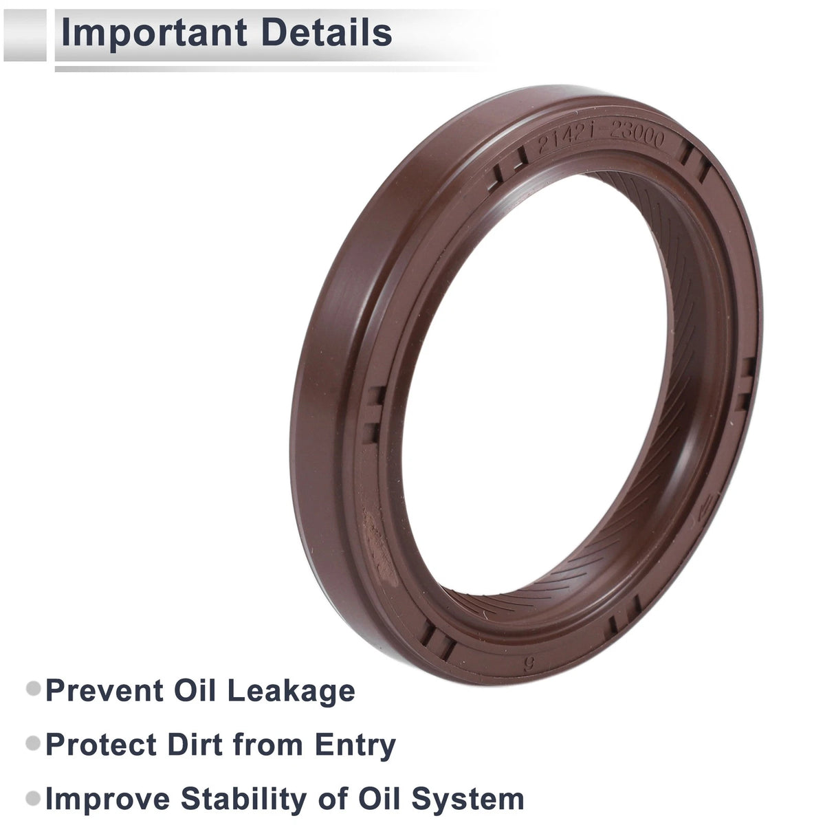 Crankshaft Oil Seal for Toyota Corolla (1983-2013) 1 x Pc