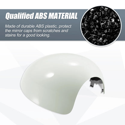 Right Side Mirror Cover White for BMW Mini Clubman R55 R56 (2007-2014)