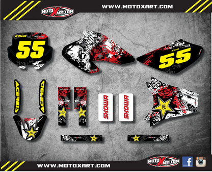 Custom Graphic Kit GRAFFITI STYLE for Honda XR 100 (2001-2004) Stickers