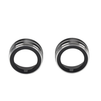 Blk Side Air Outlet Vent Knob Trim for Subaru BRZ, Toyota GR86 (2022-2023)