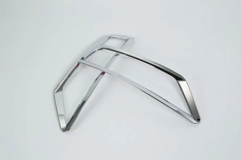 Chrome Rear Fog Light Cover Trim for Mazda CX-5 2017-2021 2 x ABS Decor