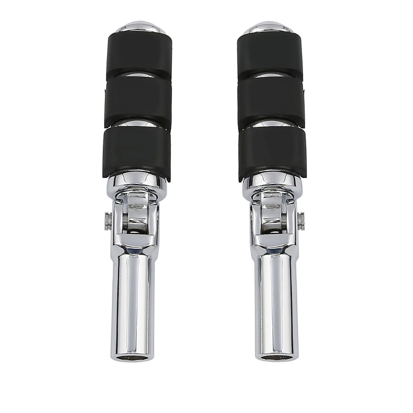 Slim Chrome Rear Foot Pegs Mount for Harley Softail Cross Bones (2008-2017)